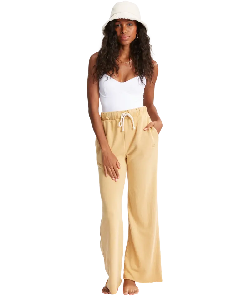 Billabong Lost Coast Lightweight Trousers – Light Sunset Gold 1