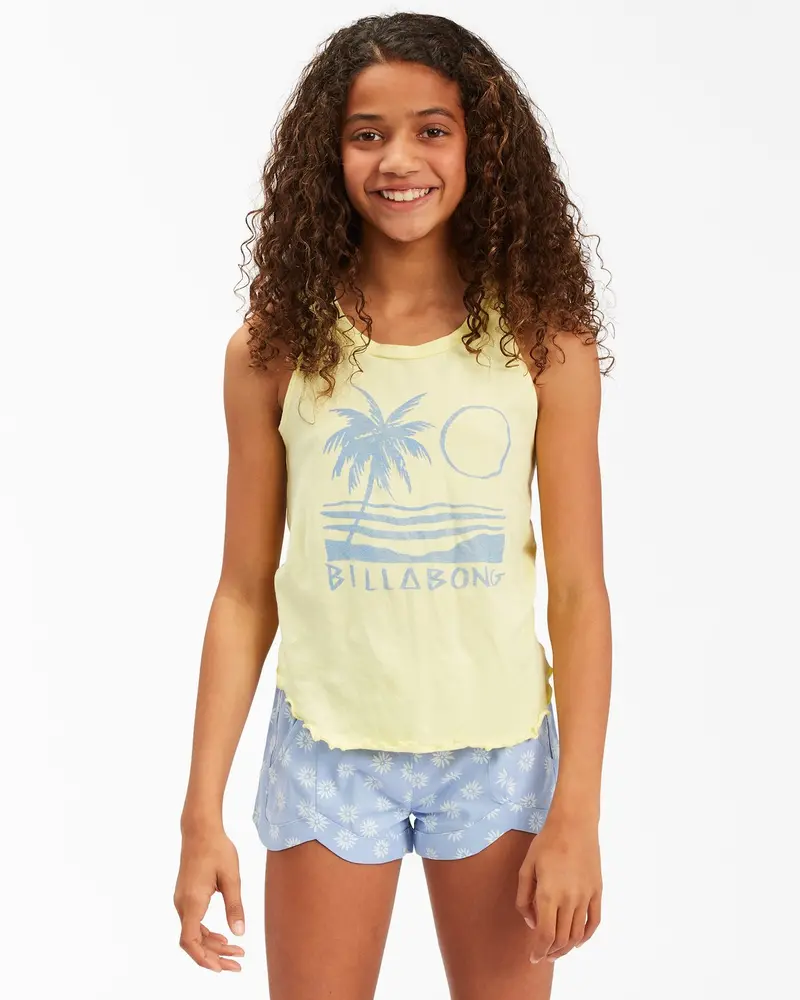 Billabong Mad For You Denim-Style Shorts In Sweet Blue 1
