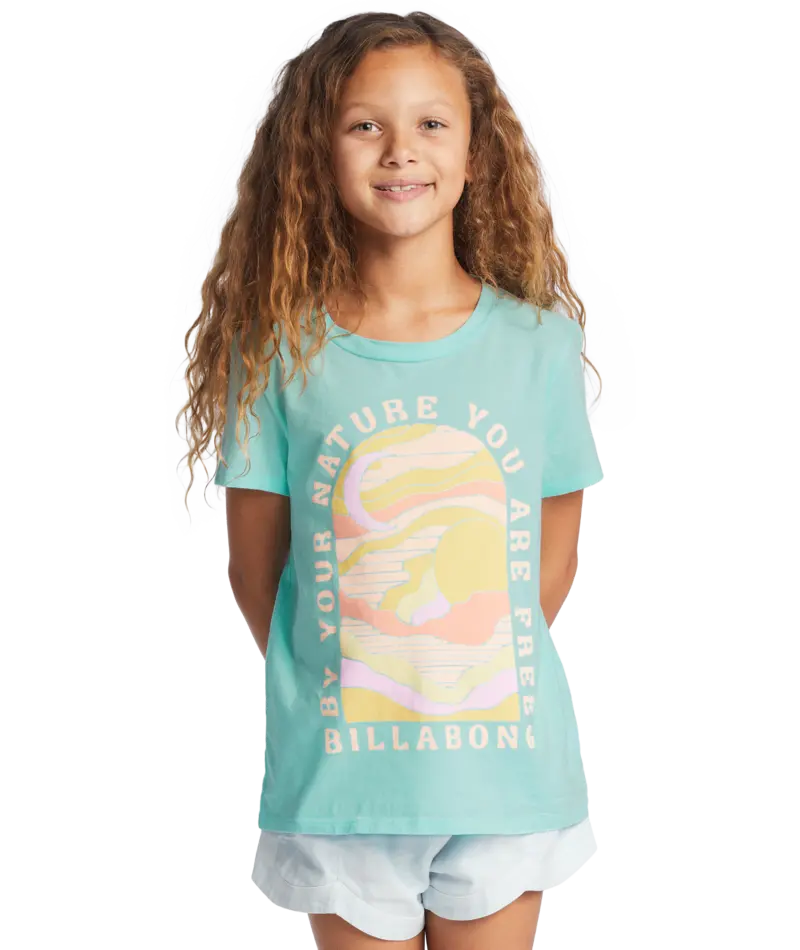 Billabong Nature’S Way Printed T-Shirt In Seafoam 1