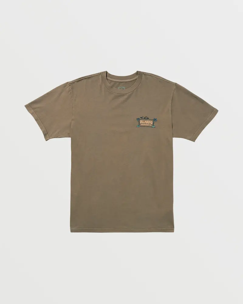 Billabong No Vacancy Premium T-Shirt – Brown Vintage-Inspired Graphic Tee 1