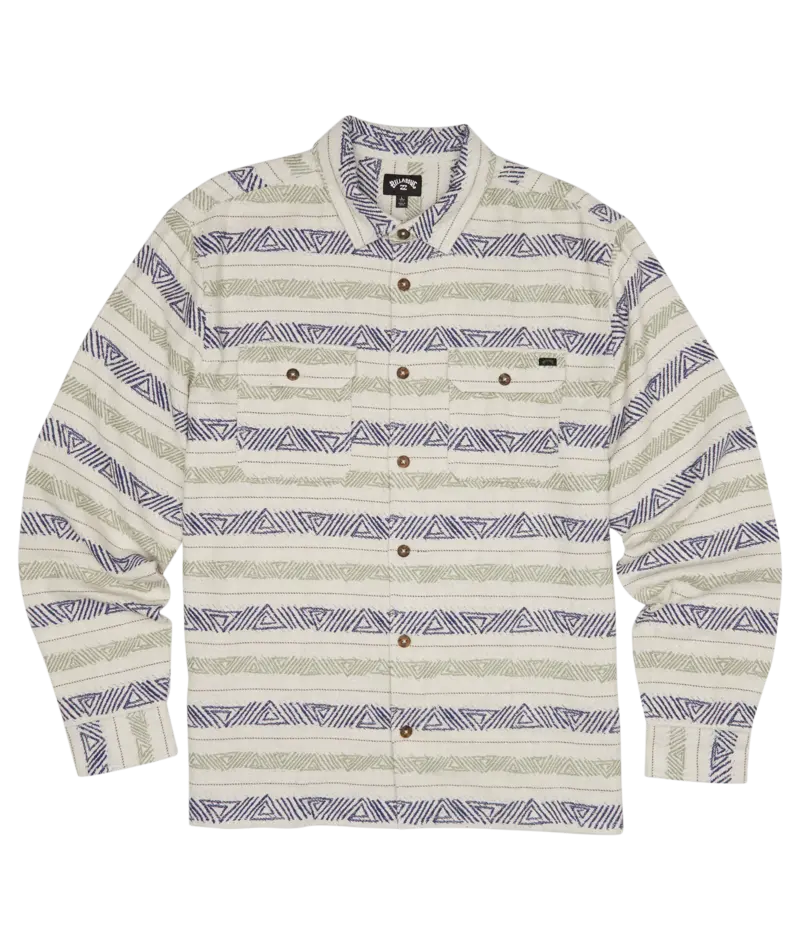 Billabong Offshore Desert Jacquard Flannel Shirt 1