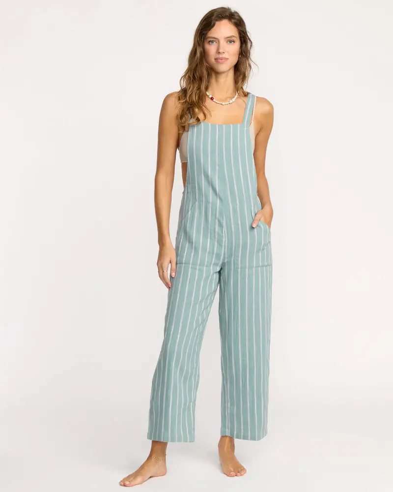 Billabong Pacific Time Corduroy Romper – Blue Fog Tone 1