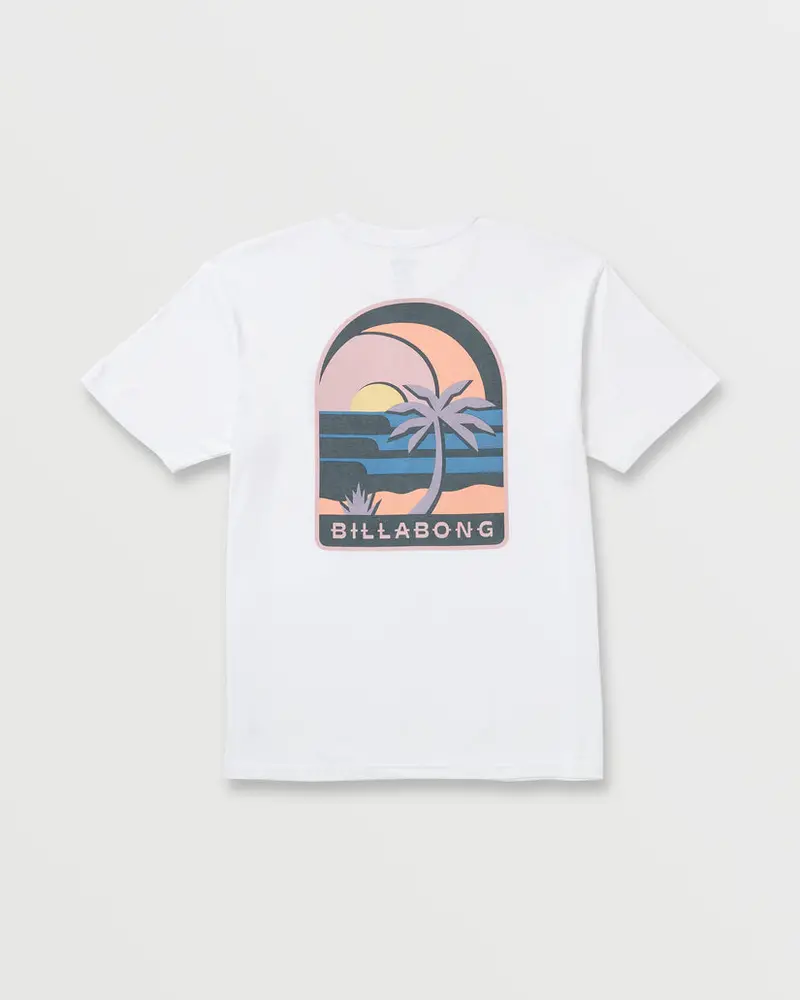 Billabong Portal Premium T-Shirt – Crisp White Minimalist Crewneck 1