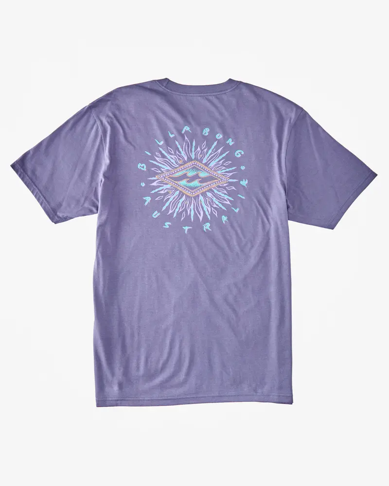 Billabong Praise Graphic Tee In Dusty Grape 1