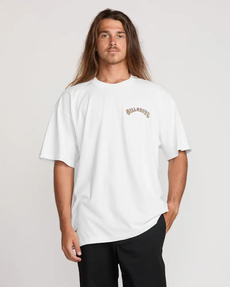 Billabong R U Down Original Graphic T-Shirt – White 1