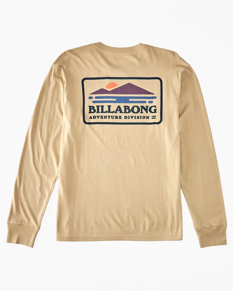 Billabong Range Long-Sleeve Tee In Desert Taupe 1