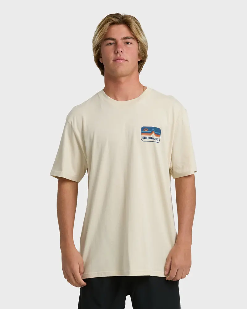 Billabong Range Oatmeal Premium Tee 1
