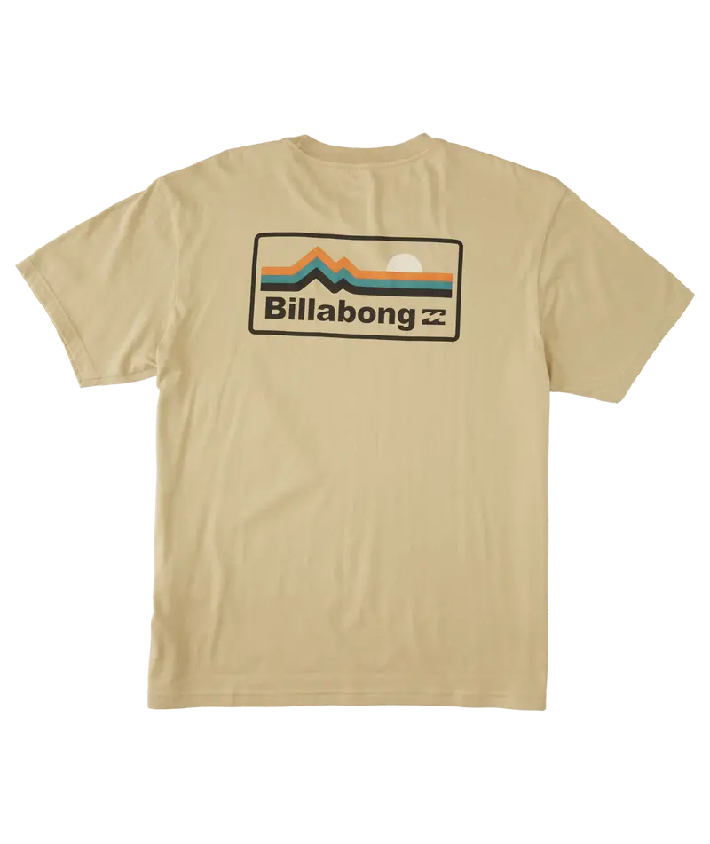 Billabong Range Relaxed-Fit Short-Sleeve Tee In Sand Dune 1