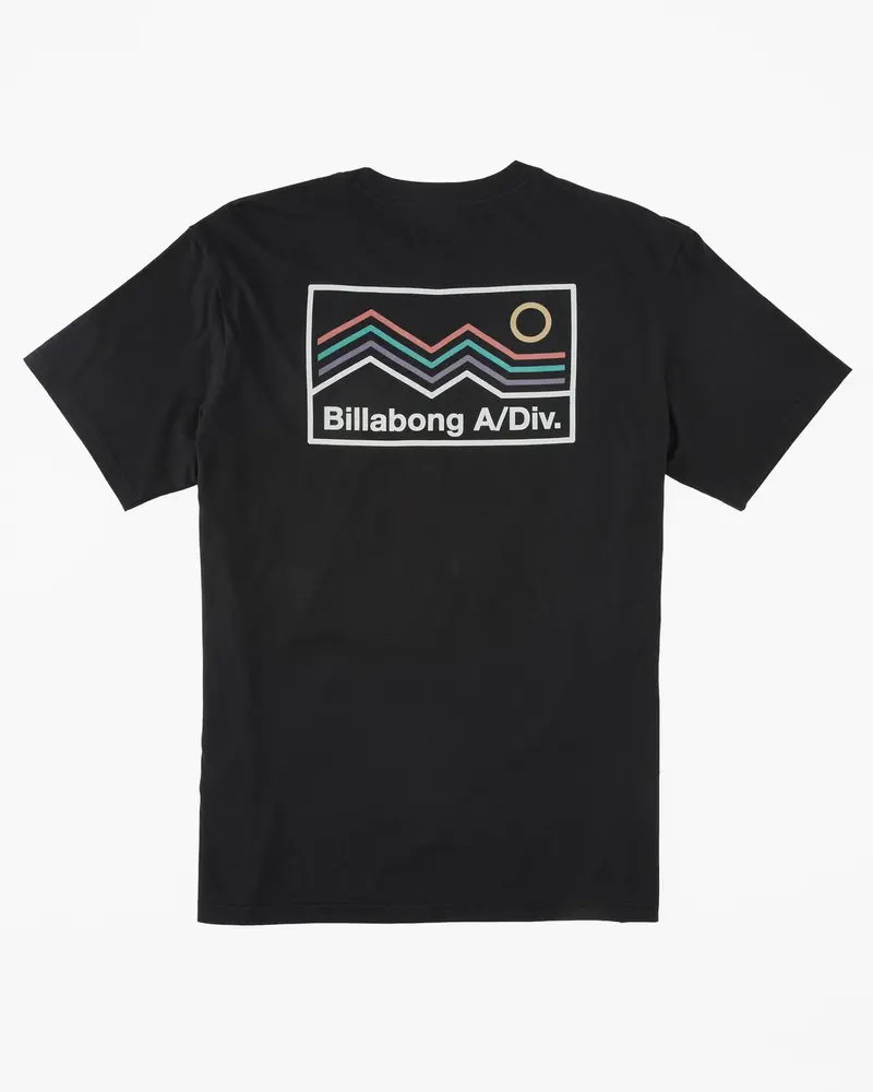 Billabong Range Short-Sleeve T-Shirt In Washed Black 1