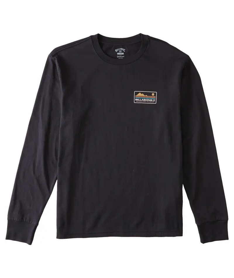Billabong Range Washed Black Long-Sleeve Tee 1