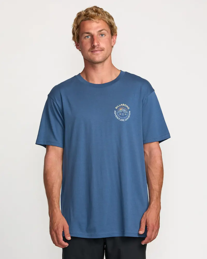 Billabong Rockies Adiv Graphic Tee – Deep Blue 1