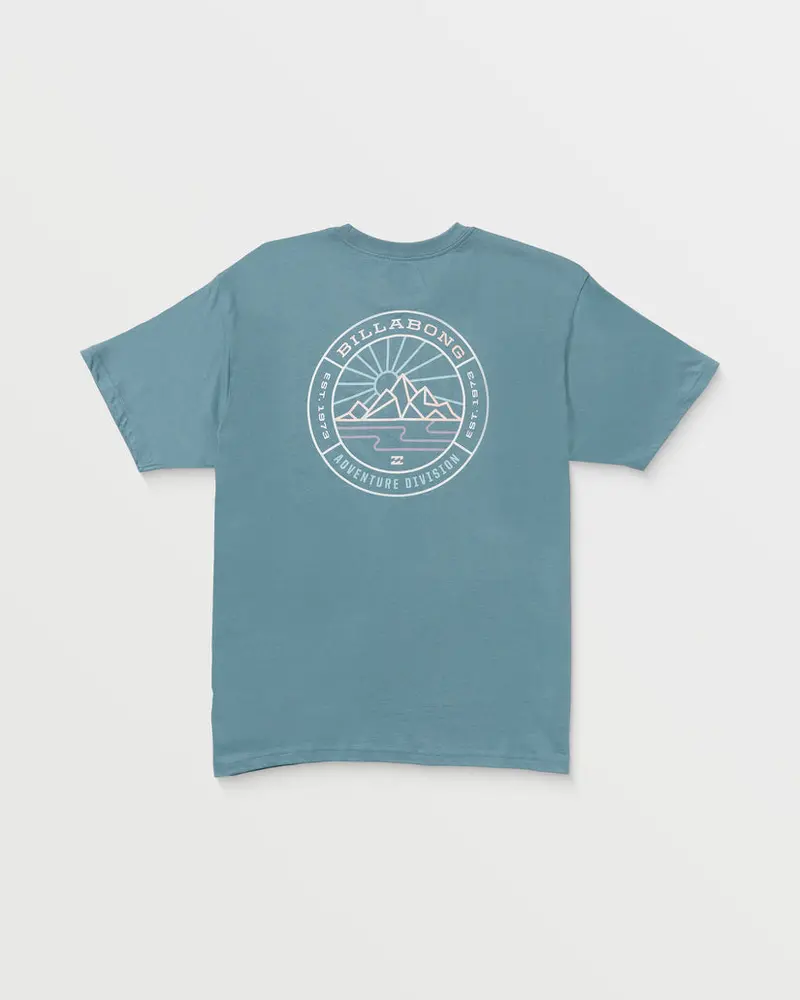Billabong Rockies Adiv Tee – Glacier Blue 1
