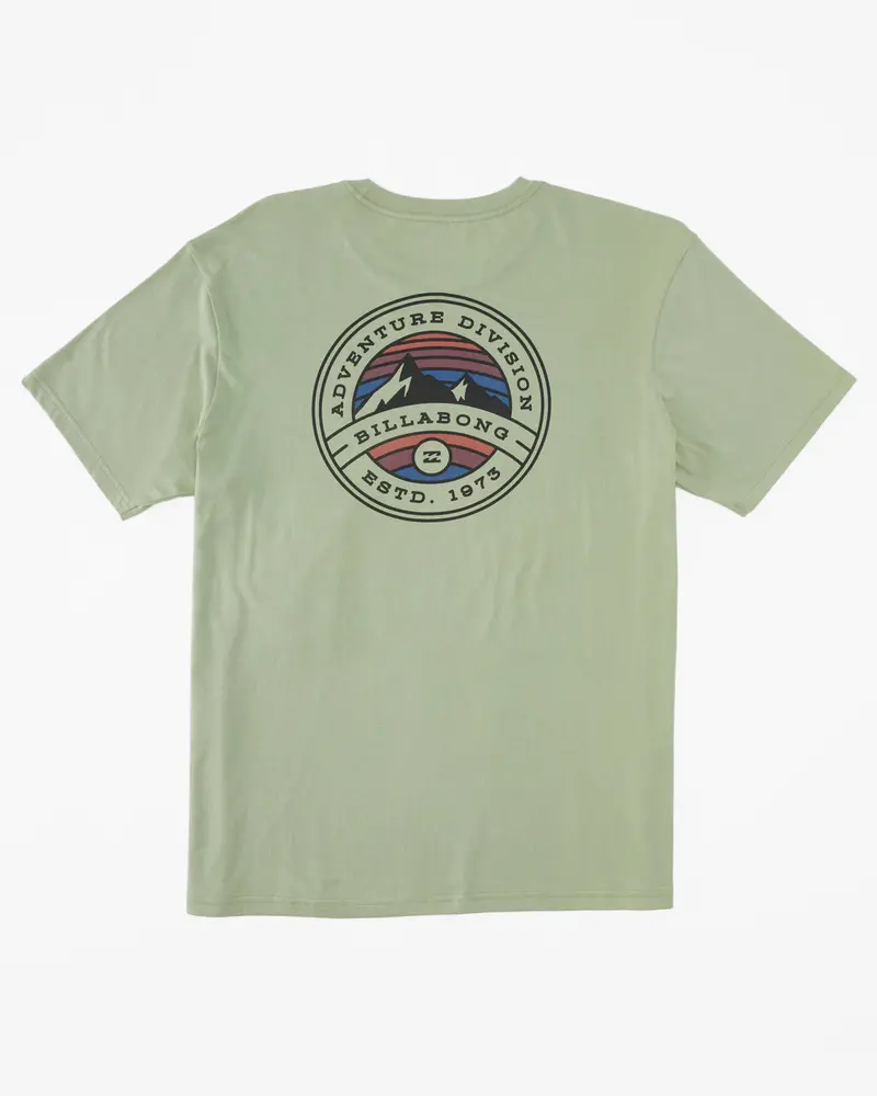 Billabong Rockies Soft-Blend Tee In Light Sage 1
