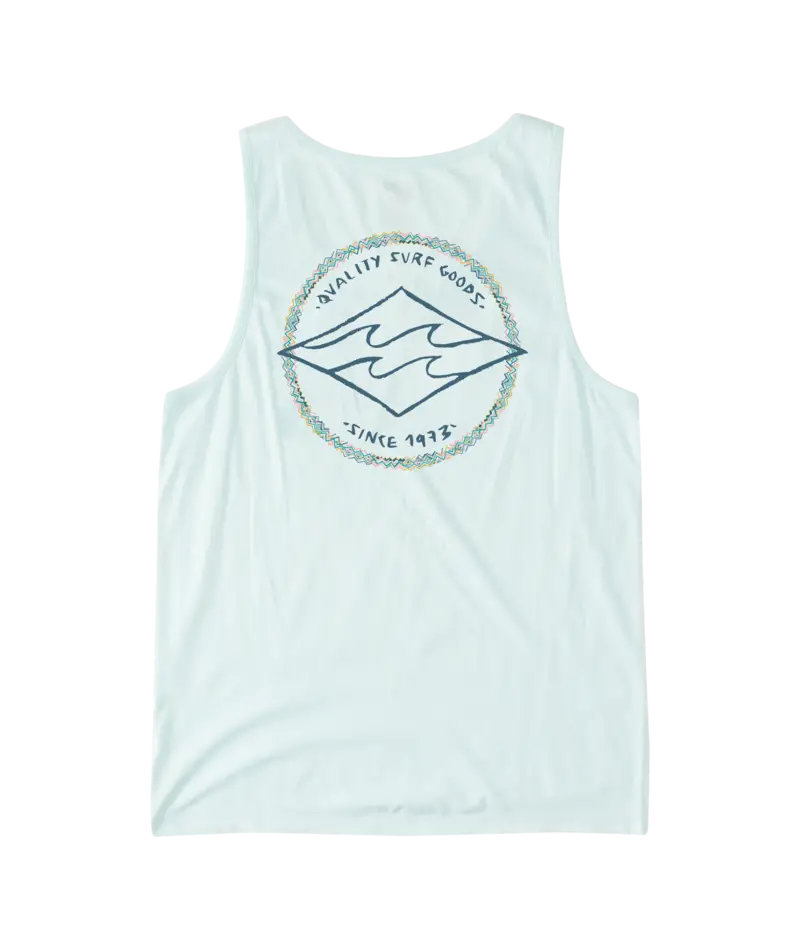 Billabong Rotor Diamond Detail Tank Top – Seaglass Tone 1