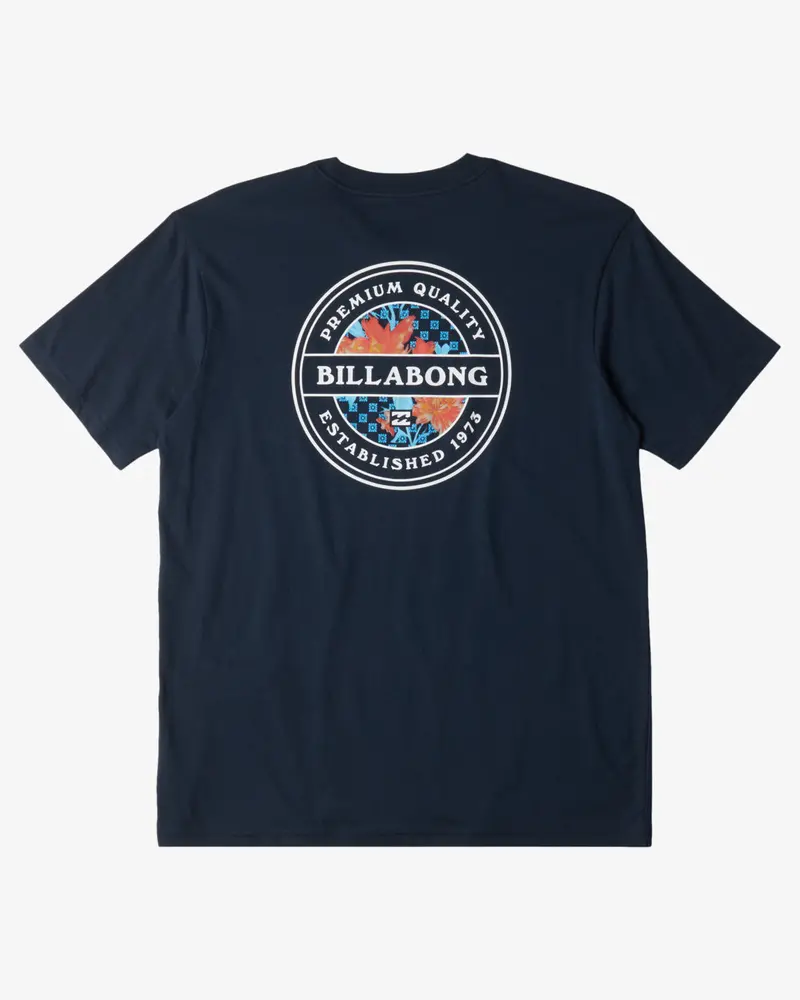 Billabong Rotor Graphic Print Cotton T-Shirt – Navy 1