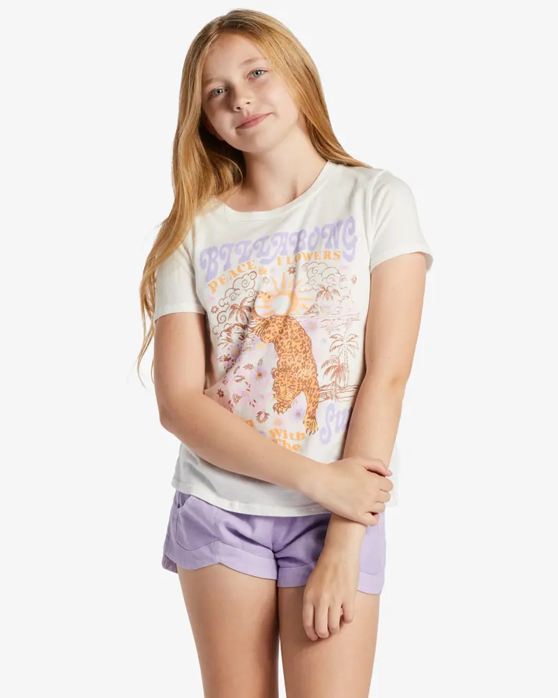 Billabong Salt Crystal Wild One Graphic T-Shirt 1
