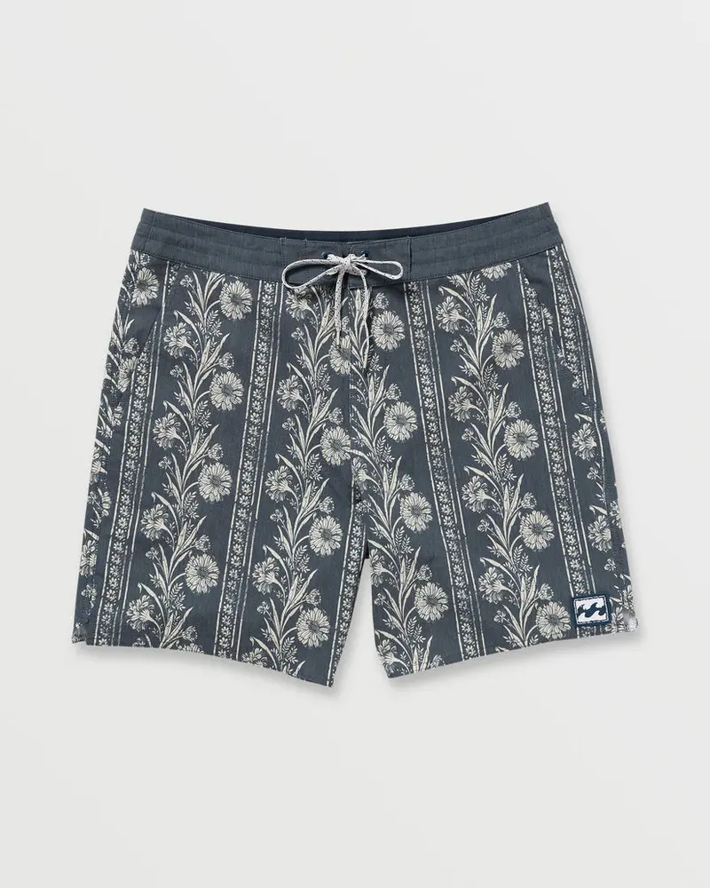 Billabong Sandtrax Light Boardshorts – Aged Indigo Stretch Fabric Shorts 1