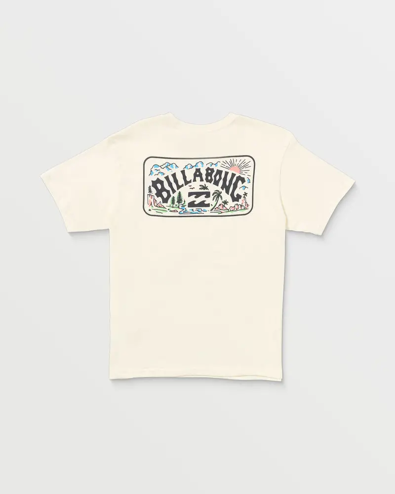 Billabong Scenic Arch Adiv T-Shirt – Off-White 1
