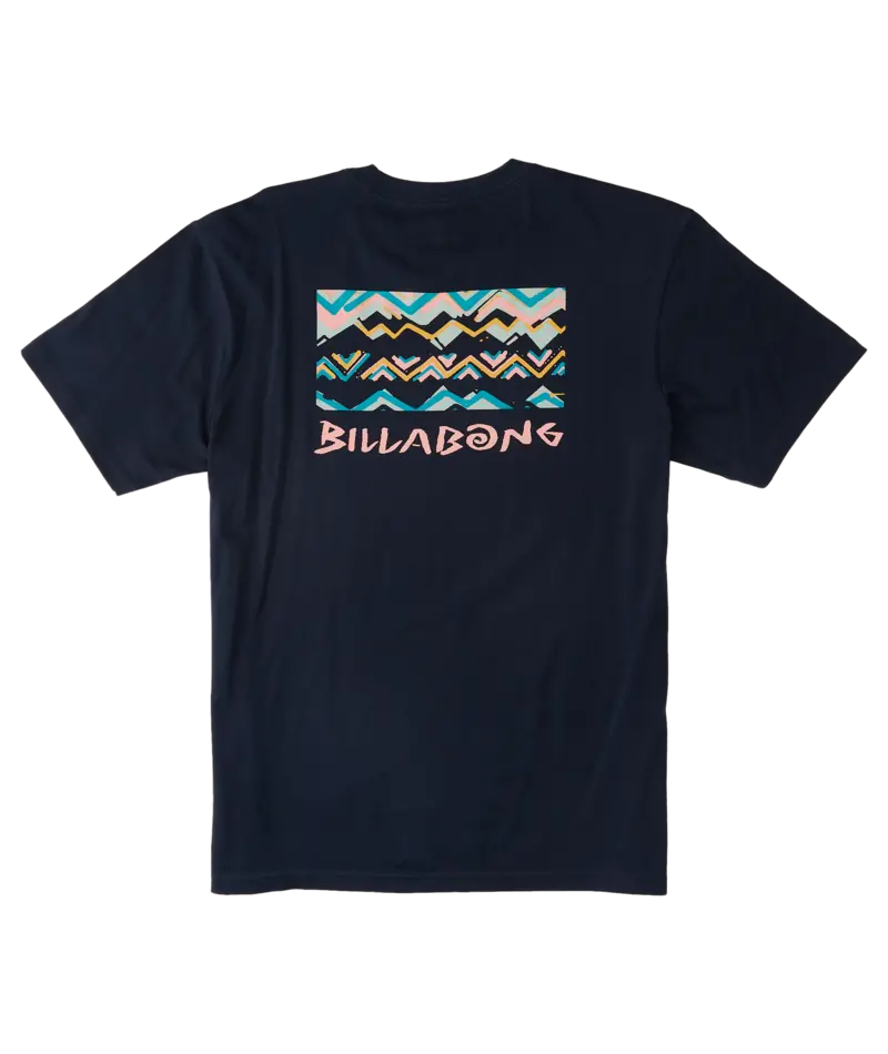 Billabong Segment Logo T-Shirt In Navy 1