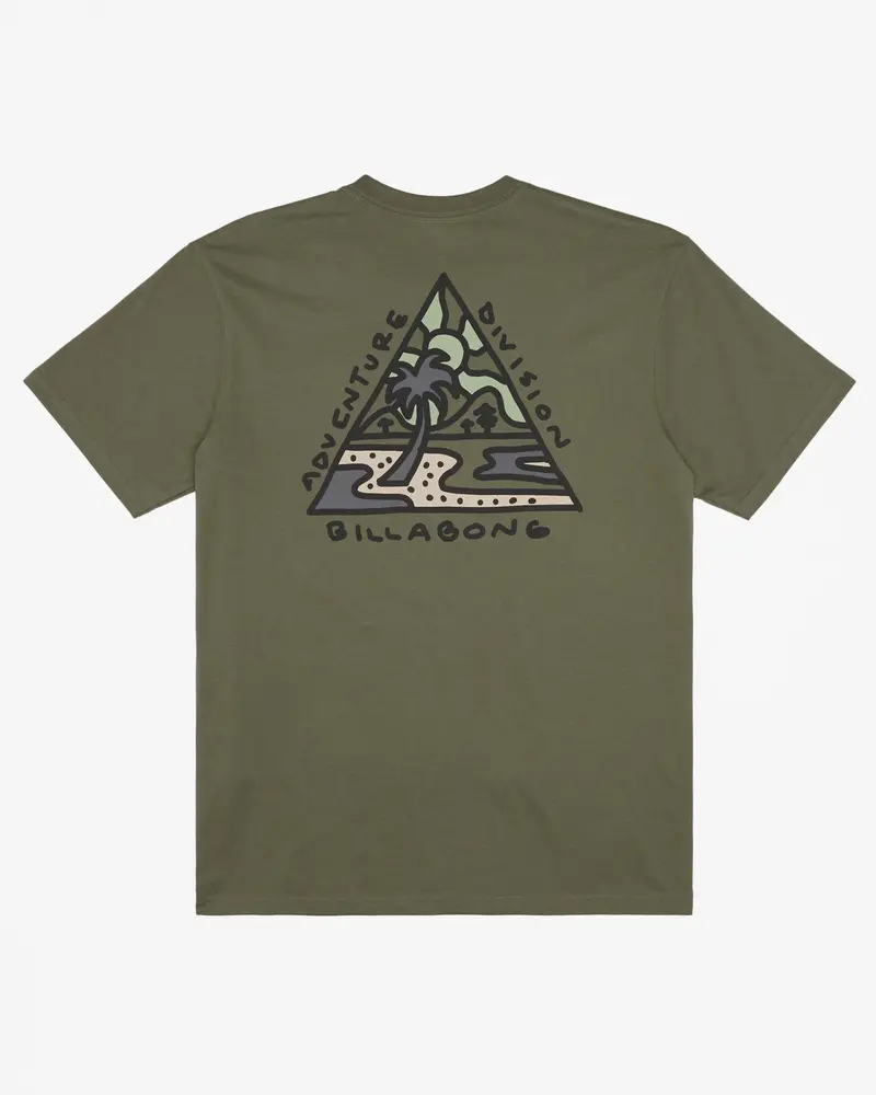 Billabong Shine Short-Sleeve Cotton Tee In Sage Green 1