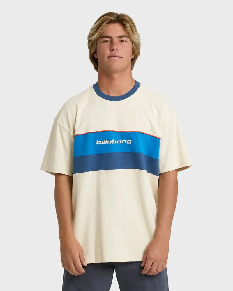 Billabong Simulator Crew Neck T-Shirt – Oatmeal Tone 1