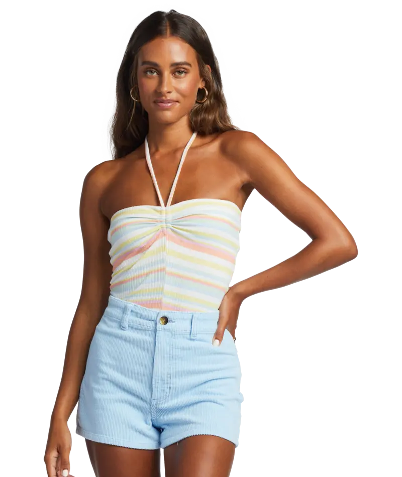 Billabong So Sunny Sleeveless Tank Top In Multi Print 1