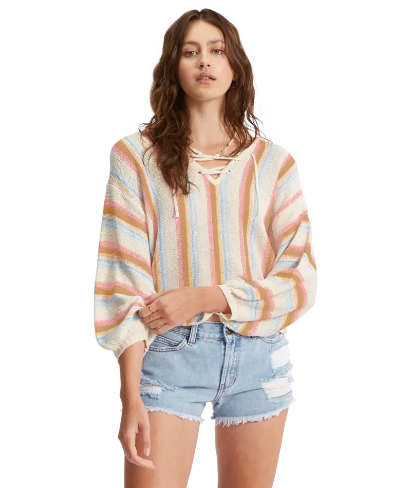 Billabong So Sweet Knit Sweater In Sorbet Hue 1