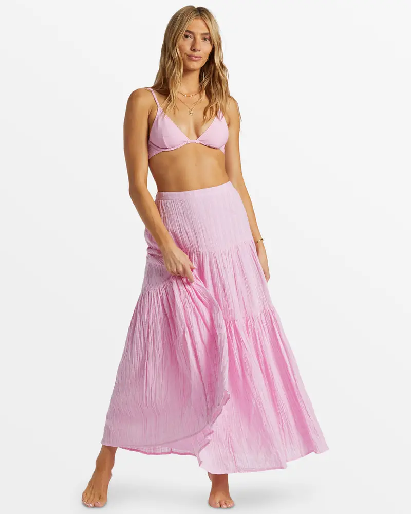 Billabong Sol Flowy Skirt – Pink Dream Palette 1
