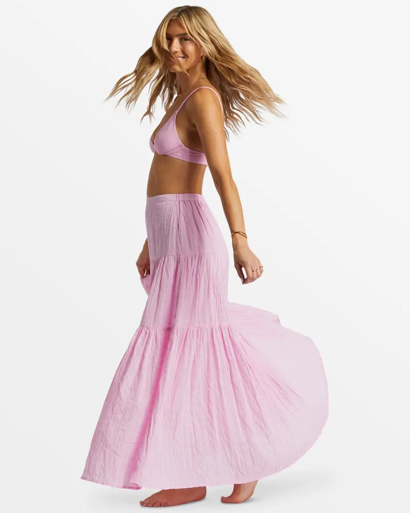 Billabong Sol Flowy Skirt – Pink Dream Palette 3