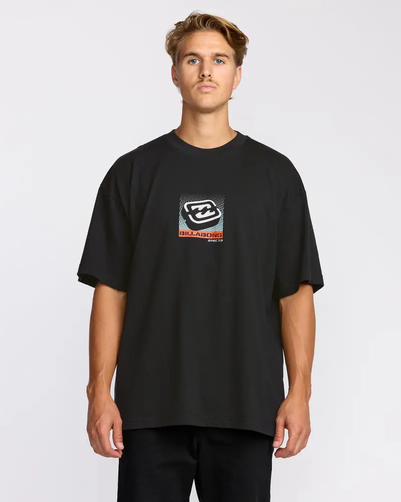 Billabong Spec 3D Graphic T-Shirt In Black 1