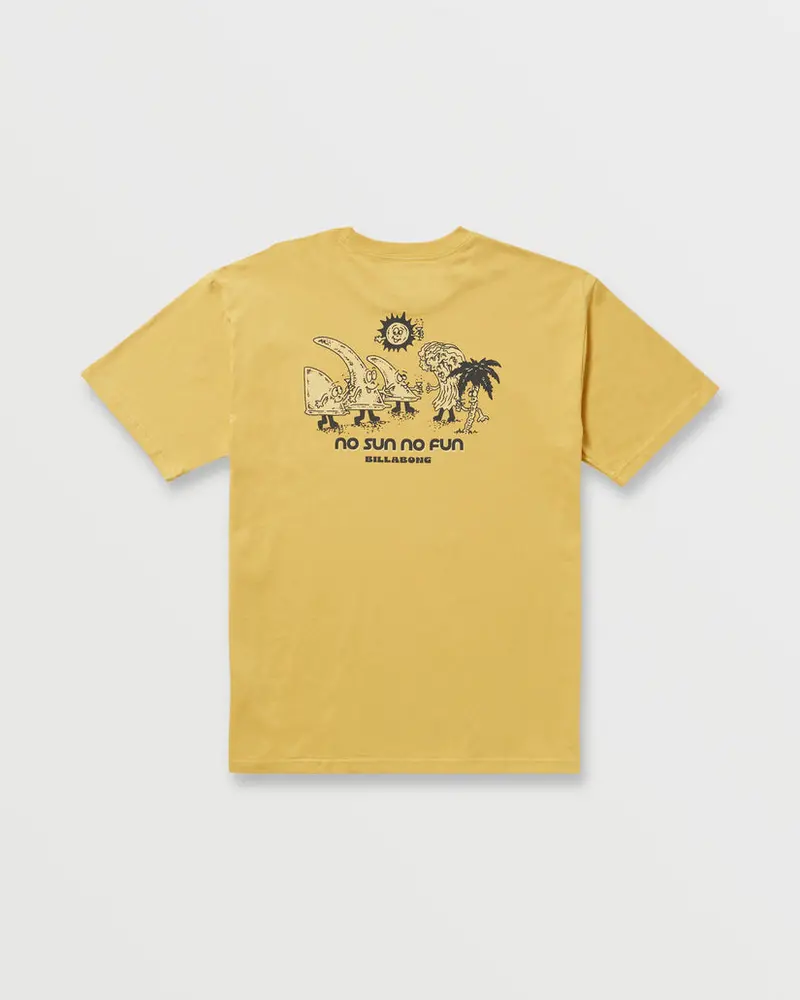 Billabong Sun Fun Crew Neck Tee – Vintage Gold 1