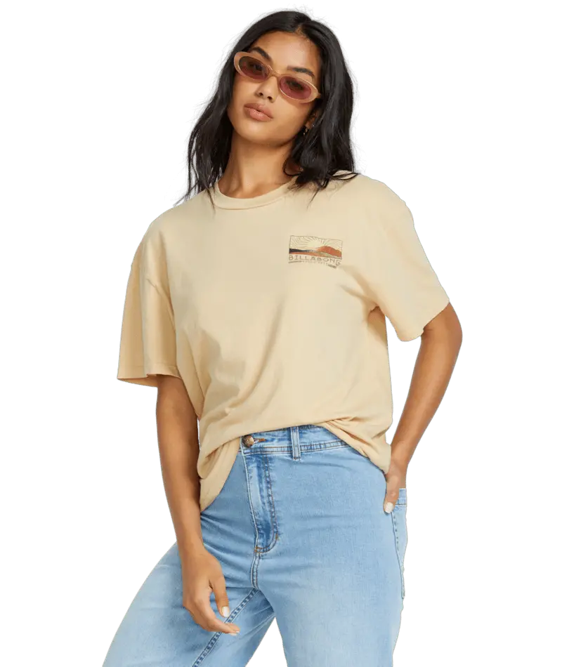Billabong Sun Phased Graphic Tee – Khaki 1