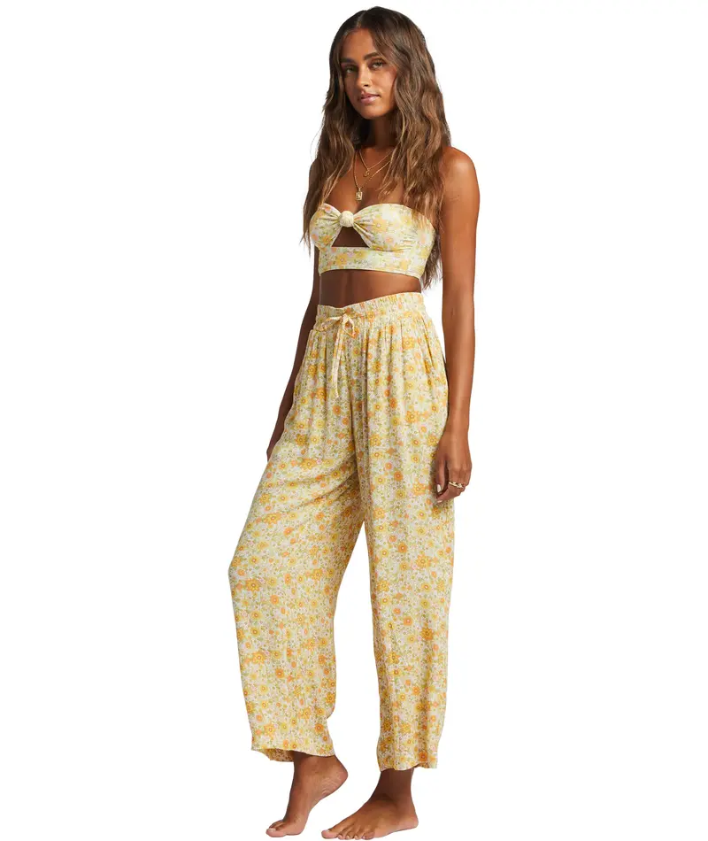 Billabong Sun Rays High-Waisted Wide-Leg Pants – Multicolor Print 1 1