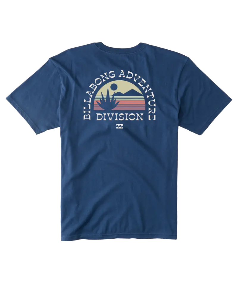 Billabong Sun Up Vibrant Short-Sleeve Tee – Space Blue 1