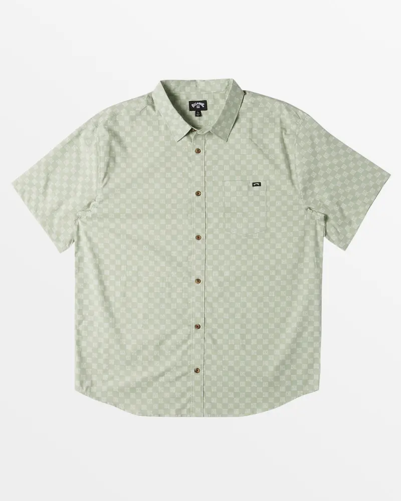 Billabong Sundays Mini Short-Sleeve Shirt – Seafoam Green 1