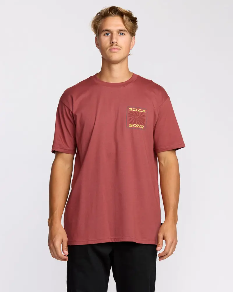 Billabong Sunrays Premium T-Shirt – Red Clay 1
