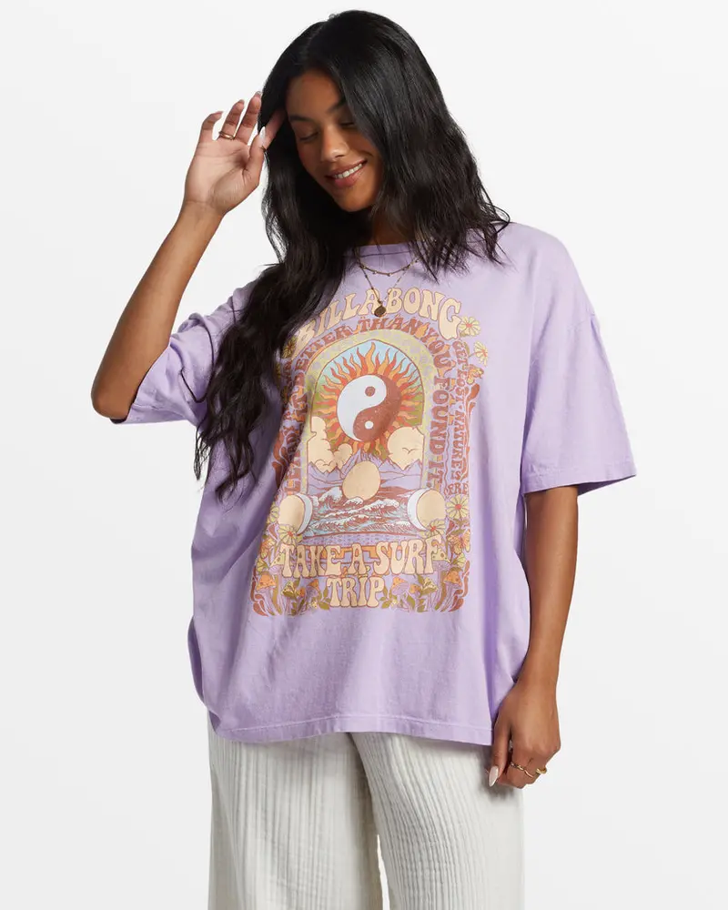 Billabong Surf Trip Short-Sleeve Tee In Tulip 1