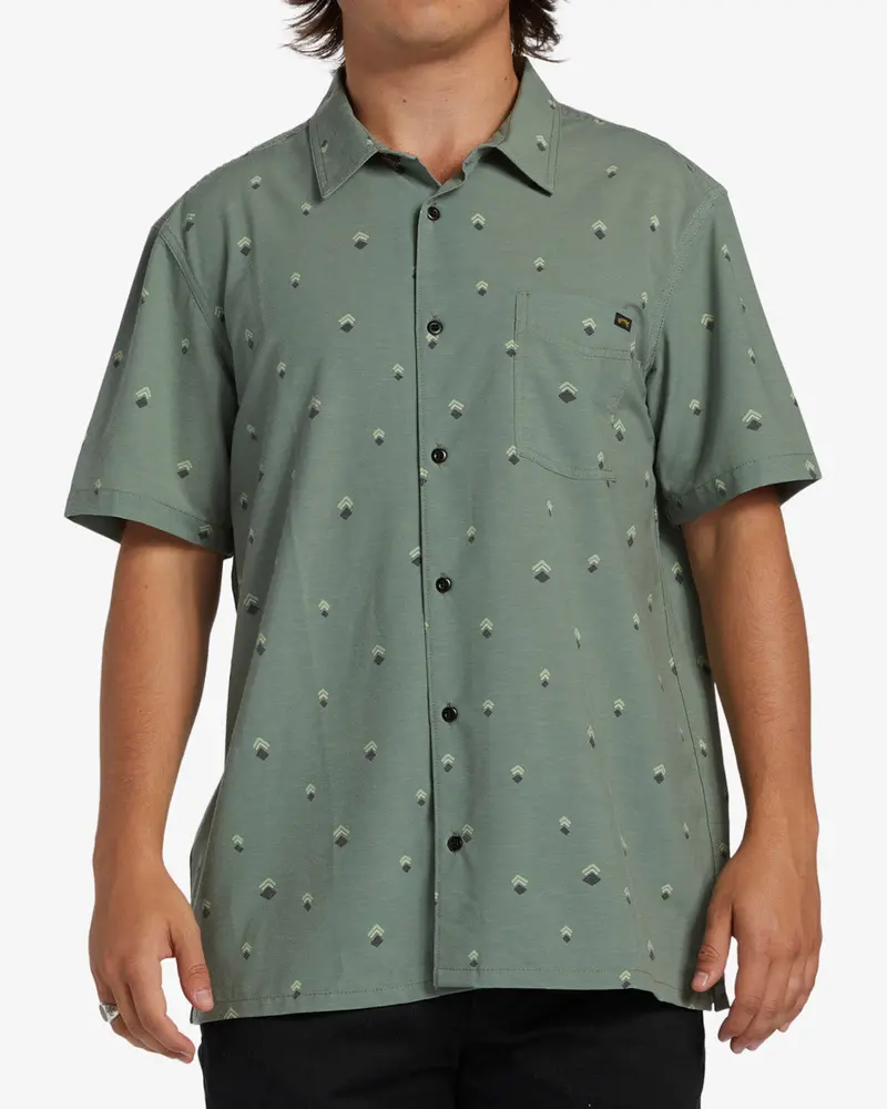 Billabong Surftrek Trail Short-Sleeve Shirt – Sage Green 1