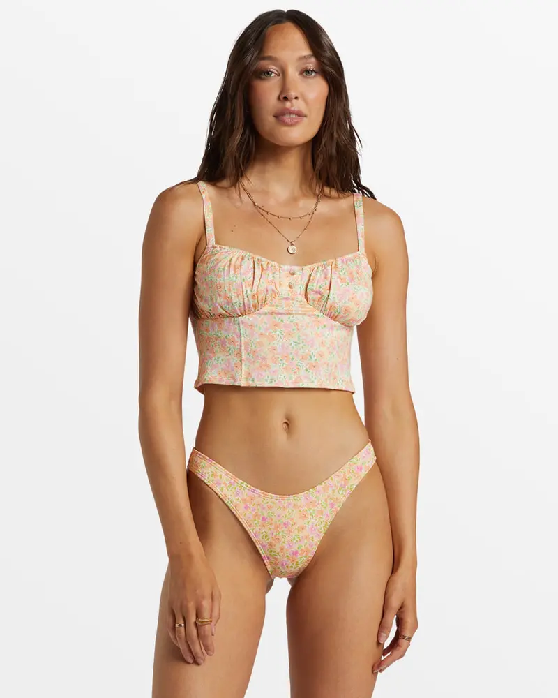 Billabong Sweet Days Racerback Tank In Tangy Peach 1