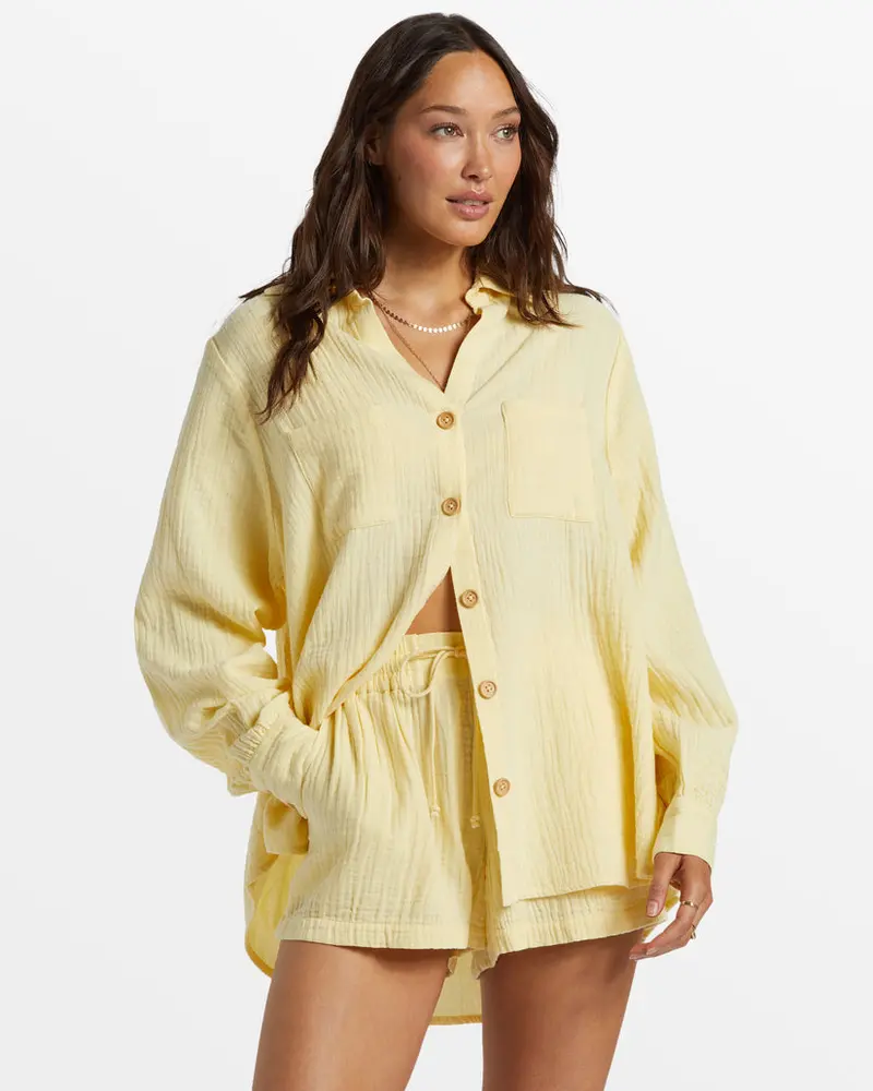 Billabong Swell Long-Sleeve Cali Rays Blouse 1