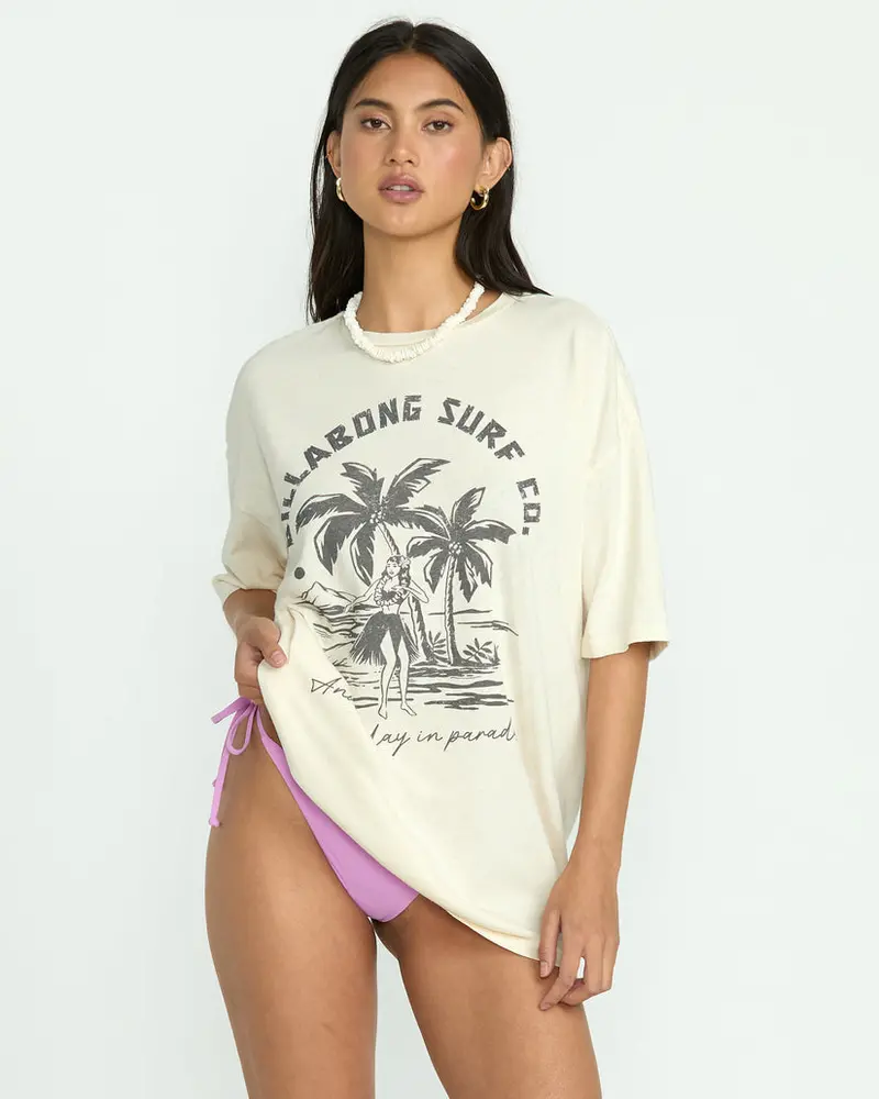 Billabong This Is Tropical Graphic Tee – Whitecap Blue 1