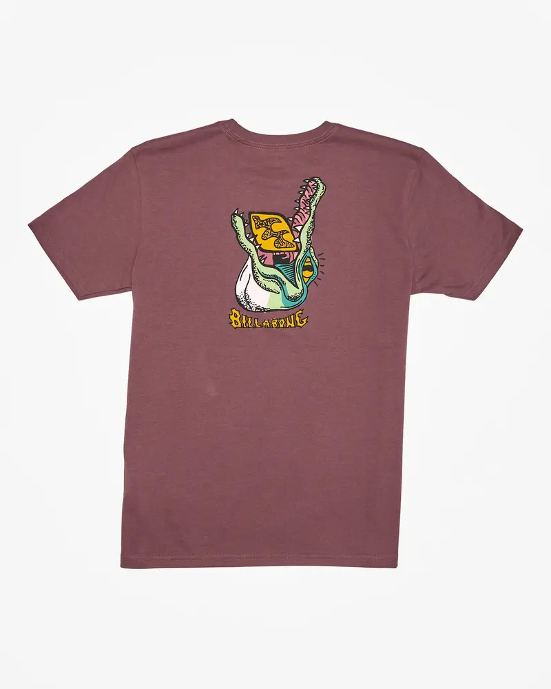 Billabong Toddler Croc Soft-Print T-Shirt – Vintage Violet 1