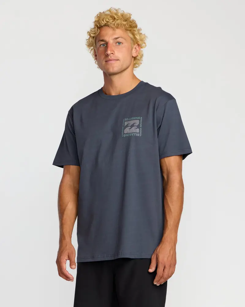 Billabong Trail Adiv Short-Sleeve Graphic Tee In Midnight Blue 1