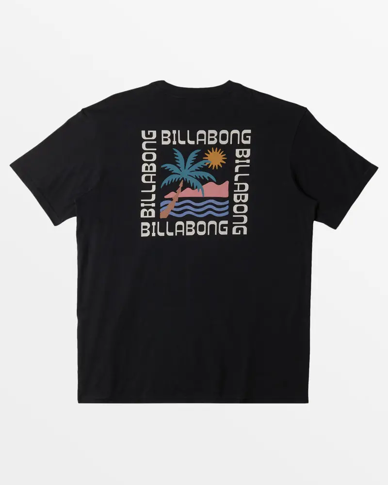 Billabong Troppo Pocket Tee For Youth – Black Solid 1