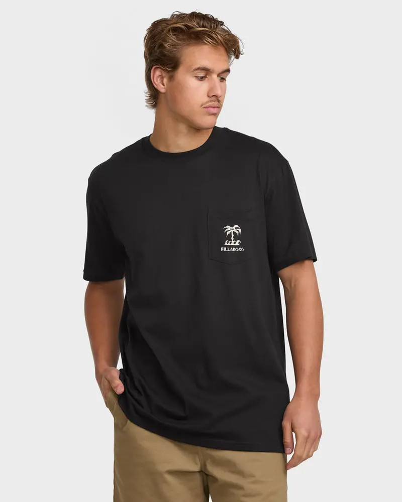 Billabong Troppo Premium Tee – Washed Black Finish 1