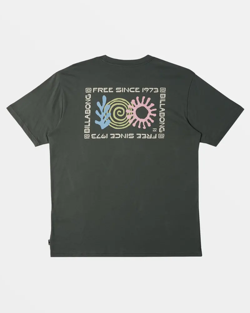Billabong Troppo Short-Sleeve Tee In Slate Green 1