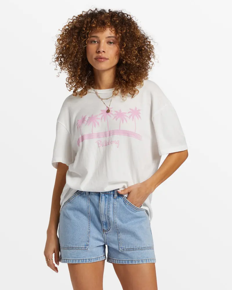 Billabong Vacation Spot Salt Crystal Graphic Tee 1