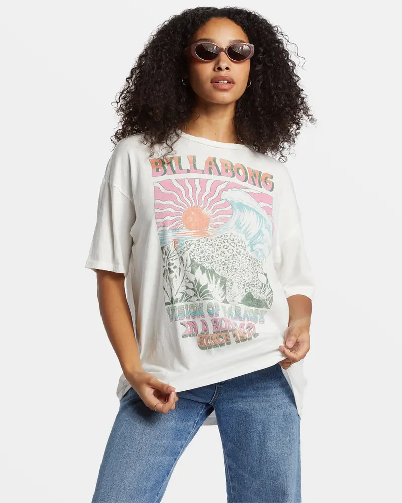 Billabong Vision Of Paradise Graphic Tee – Salt Crystal 1