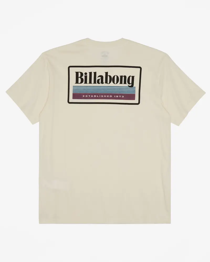 Billabong Walled Graphic Tee In Off-White 1