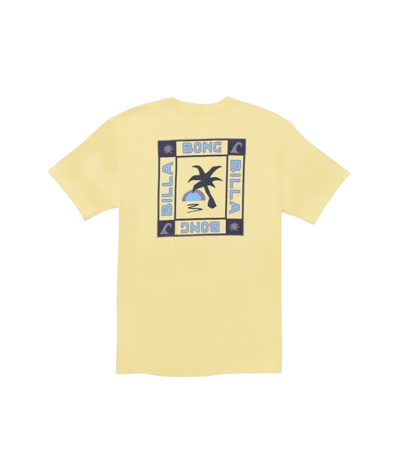Billabong Window Print T-Shirt – Papaya Colorway 1